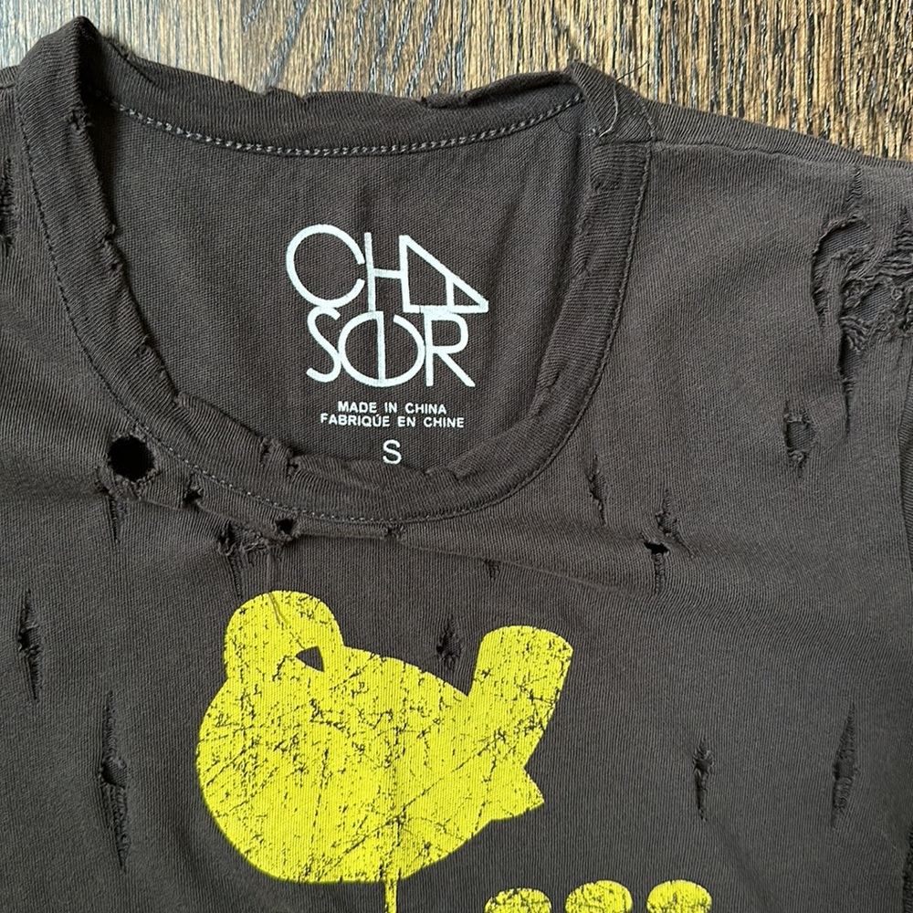 Distressed chaser tee. - Picture 2 of 3